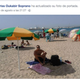 La última publicación de Driss Oukabir era una foto tomada en la playa (vía Verne)